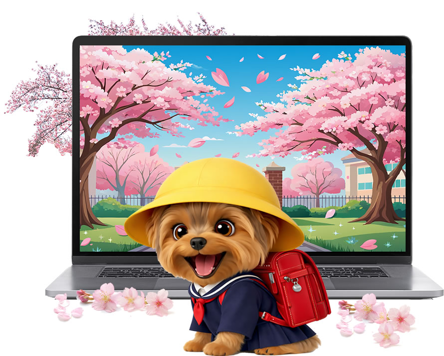 ヨークシャーテリアの入学式